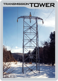 北海道鉄塔カード第1弾 '23「雪灯」のカード「釧北線No.24」のサムネイル