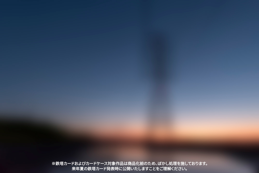 優秀賞 カードケース採用　鉄塔写真